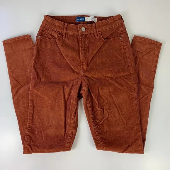 SOLD Old Navy Brown Rockstar Super Skinny High Rise Jeans Size 4 Tall 30" Inseam - Picture 8 of 8